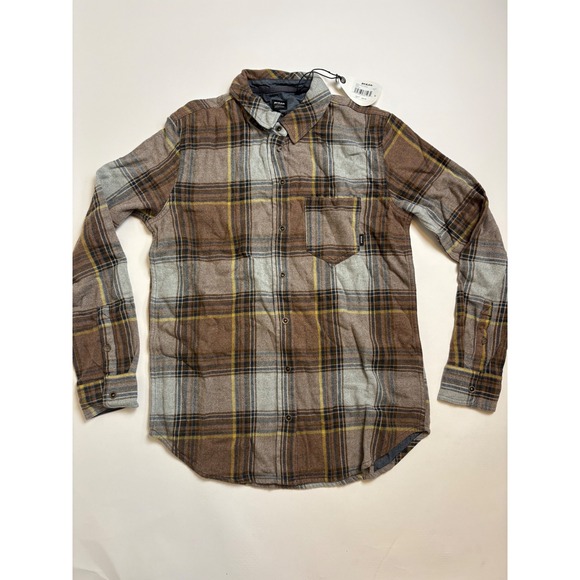 Prana Women's Earthbound Golden Canyon Flannel Long Sleeve Shirt Size S - Picture 3 of 8